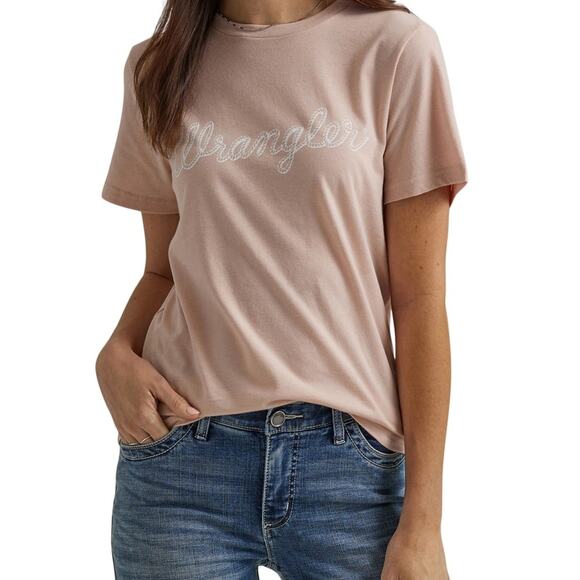 NWT Wrangler Rope Logo Graphic Short-Sleeve T-Shirt - Picture 1 of 6